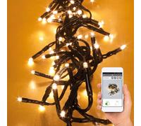 Nampook - Eclairage de l'arbre de Noël - Variable - 8,5m - Blanc chaud