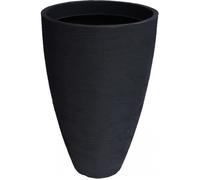 Nampook pot de fleur Capri rond 44 x 70 cm plastique noir