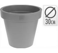 Edp 74836 Flower Pot, Grey