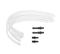 namroh.HC Lot de 2 tubes à lait compatibles avec Jura Milk System HP1, normal, noir