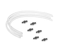 namroh.HC Lot de 3 tubes à lait de 36 cm de long compatibles avec machines à café Melitta Miele Nivona + 6 raccords