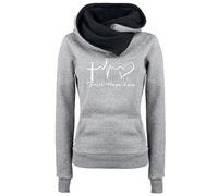 Namufeitrade Pull à Capuche pour Femme Faith Hope Love imprimé en 3D Sweat à Capuche en Polaire Tenue décontractée pour la Saint-Valentin Streetwear