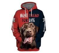 Namufeitrade Si Je ne Peux Pas emmener Mon Chien Je n'y Vais Pas Sweat à Capuche imprimé en 3D Dachshund Pull Streetwear Survêtement Cadeau pour Les Amoureux des Chiens