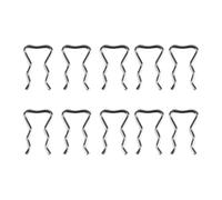 Namvo 10 pièces Clips de tuyau de fuite de retour d'injecteur à rampe commune Clips de retenue en métal de remplacement pour système d'injecteur de carburant