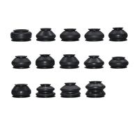 Namvo 14 pièces Kit de Cache-poussière Universel pour Joint à rotule de démarrage, Cache-poussière d'extrémité de biellette de Direction, Embout de biellette de Direction en Caoutchouc, Bottes an