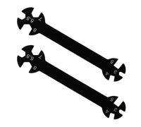 Namvo 2 pièces 6 en 1 clé RC Outil pour Retirer Les écrous de Voiture modèle RC M3 M4 M5 M5.5 M7 M8 Outil à Main Multifonction Compact pour l'assemblage et l'entretien