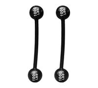 Namvo 2 pièces haltères gonflables haltères gonflables Accessoires interactifs de Sport de fête haltères gonflables adaptés aux Accessoires de Mascarade d'homme Fort de Cirque