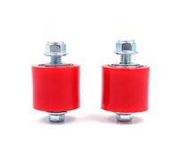 Namvo 2 pièces Moto 8mm chaîne Rouleau tendeur Guide de Roue avec Boulon adapté pour YFZ 350 Banshee Moteur Rouge