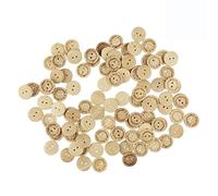 Namvo 200pcs 2 Trous à la Main avec Love Natural Wood Sewing Button 20mm