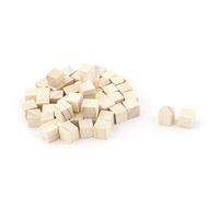 Namvo 250PCS Cubes en Bois - 10mm - Blocs carrés en Bois pour la Fabrication de pièces de Puzzle, Artisanat et projets de Bricolage