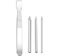 Namvo 3 Tailles d'aiguilles de Couture Paracord avec Ensemble d'outils de lissage en Acier Inoxydable Couture de laçage Aiguille de Tissage pour Bricolage Artisanat Bracelets Tissage