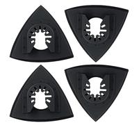 Namvo 4 pièces plaques de ponçage, Plaque de ponçage Universelle Patin de ponçage pour Accessoires Bosch Parkside Ryobi Worx Workzone (80 mm)