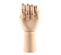 Namvo 7 Pouces Mannequin en Bois Flexible Modèle De Main Gauche pour Dessins Croquis Et Peintures