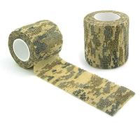 Namvo Autocollant Non-tissé Camouflage Wrap Rifle Gun Hunting Camo Stealth Tape 4.5M - Désert Camouflage