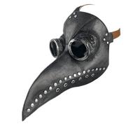 Namvo Beak Mask Halloween Medieval Plague Mask Plague Doctor Head Mask Long Nose Bird Beak Masks Carnival Horror Steampunk Pestmask for Carnival