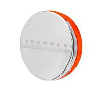 Namvo Bloc d'établi Professionnel en Acier avec Base de Coussin en Caoutchouc - 7,8 cm de diamètre, Outil de Miroir de Table de Travail en métal avec placage chromé pour estampage et aplatissemen