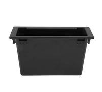 Namvo Boîte de Rangement pour autoradio, Organiseur de Rangement Simple DIN pour système Audio de Voiture, boîte de Rangement pour Tableau de Bord, matériau ABS, 19 x 6 x 11,2 cm