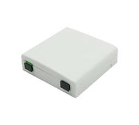 Namvo Boîtier de Panneau de Fibre Optique de Type 86, boîte de jonction de Terminal de Fibre Optique à 2 cœurs, boîte de jonction de Fibre Optique de Type SC/APC à Double Port, boîtier de br