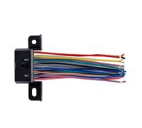 Namvo Cable d'extension de connecteur Femelle OBD2 16 Broches avec cable coloré Cable de Port de Tableau de Bord pour Assemblage de Faisceau de cables Fixe OBD2 pour la connectivité des véhicules