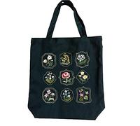 Namvo Canvas Tote Bag Kit de Broderie pour débutants avec Motif et Instructions, Comprend Un Sac à Broder avec Motif de Fleurs, cerceaux à Broder en Bambou, Fils de Couleur et Aiguilles