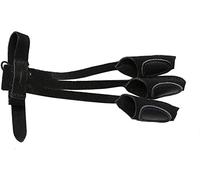 Namvo Gants de tir à l'arc 3 doigts en cuir Gants de protection pour tir à l'arc Équipement de protection Convient pour le tir à l'arc en plein air Compétition Marron