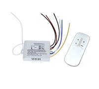 Namvo Interrupteur Mural et télécommande 3-Way on/Off Lumière numérique sans Fil Commutateur 200V-245V Radio Digital Light