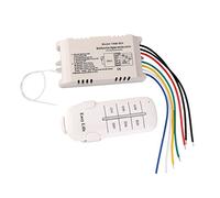 Namvo Interrupteur Mural et télécommande 4-Way on/Off Lumière numérique sans Fil Commutateur 200V-245V Radio Digital Light