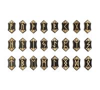 Namvo Jeu de Cartes Tarot Nordique en Bois Fait à la Main avec Rune méditation, étoile divinatoire, Pierres Magiques, lot Sac Rangement pour débutants