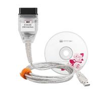 Namvo K+Dcan Câble USB avec Interrupteur pour Outil de Diagnostic de châssis série E Câble OBD2 Compatible Fonctions de Lecture et de réinitialisation des défauts