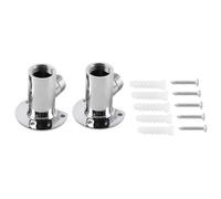 Namvo Kit d'installation de Robinet de Baignoire exposé 2 pièces, Adaptateur de Douche, convertisseur de Base, Valve thermostatique, système de Douche extérieur, Fixation métallique 4 Points