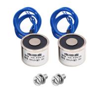 Namvo KK-P20 Lot de 2 aimants à aspiration, 3 kg, 12 V CC, pour levage, électro-aimants, pour soulever