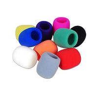 Namvo Lot de 10 housses de microphone colorées en mousse pour KTV Stage