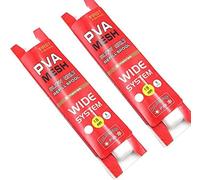Namvo Lot de 2 filets d'appât spécial pour pêche à dissolution lente en PVA soluble dans l'eau 5 mètres de long (largeur 18 mm)