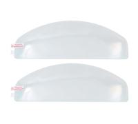 Namvo Lot de 2 Films Anti-buée pour Casque de Moto, Film de Protection Universel Transparent pour visière, Film Transparent Anti-buée pour Objectif de Casque de Moto pour garantir