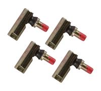 Namvo Lot de 2 Joints à rotule de Direction pour Tracteur de Remplacement pour pièces de Tondeuse à Gazon, Filetage Femelle 7/16"-20RH, Filetage mâle 3/8"-24RH