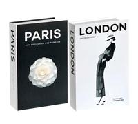 Namvo Lot de 2 Livres décoratifs pour la Maison, Livres de décoration Pliables pour la Maison, Table Basse, Bureau, décoration