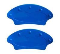 Namvo Lot de 2 Porte-Cartes à Jouer Mains Libres en Plastique en Forme d'éventail, Porte-Cartes de Poker Bridge, Supports de Cartes de Jeu pour Porte-Cartes de Poker Bridge, Bleu