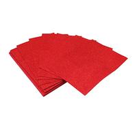 Namvo Lot de 20 Feuilles de Papier cartonné pailleté A4, Scintillantes 250 g/m2, Papier cartonné de Couleur pailletée pour Bricolage, décoration, Rouge