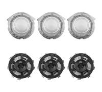 Namvo Lot de 3 têtes de rasoir de rechange HQ8 pour Philips compatibles avec Norelco HQ8 Series 3000 2000 000 S738 PT720 PT724 PT730 AT810 AT830 HQ6090