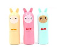 Namvo Lot de 3 tubes de baume à lèvres vides pour lèvres en plastique à capuche pour le maquillage, les voyages, la vie quotidienne