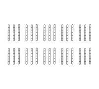 Namvo Lot de 30 échelles d'auvent de Caravane, Sangles de Tension Extra résistantes pour auvent de Haute tempête/Vent élevé, Caoutchouc Flexible et résistant, Boucle de Corde à Vent à 6 Trous, GR