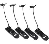 Namvo Lot de 4 ailerons universels amovibles en nylon renforcé de sécurité pour planche de surf, palmes de planche de surf, accessoires pour longboards, planches à pagaie gonflables