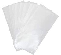 Namvo Lot de 50 Sacs de pêche à la Carpe, en PVA, solubles dans l'eau, pour appâts Solides, bouillettes et Accessoires de pêche à la Carpe (10 x 15 cm)