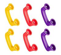 Namvo Lot de 6 téléphones chuchotés, Jeu d'aide à la Lecture et à la prononciation, Jeu d'entraînement auditif, Jeu d'amélioration de la Paraphrase linguistique, écoute de Votre Propre Voix (Roug