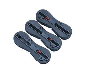 Namvo Lot de bouchons à ailettes FCS II - 9 degrés - Noir