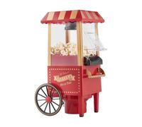 Namvo Machine à Pop-Corn électrique, Pop-Corn Frais Fait Maison en Moins de 3 Minutes, utilise de l'air Chaud, Couvercle Amovible, fêtes, soirées cinéma, fêtes d'anniversaire préférées (Rouge)