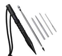 Namvo Marlin Spike Lot de 6 aiguilles à lacets Paracord FID Ensemble d'aiguilles à coudre et outil de lissage
