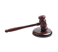Namvo Marteau en Bois et Ensemble de Blocs sonores, Marteau en Bois et Bloc sonore de Marteau Rond Parfait pour la Vente aux enchères d'avocat Juge