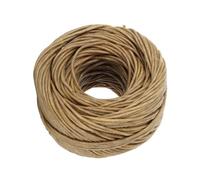 Namvo Mèches de Bougie en Chanvre Biologique avec revêtement en Cire d'abeille Naturelle pour la Fabrication et l'éclairage de Bougies