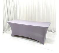 Namvo Nappe rectangulaire Extensible en élasthanne de 1,8 m - en Polyester - élastique - pour Mariage, Banquet, fête, Cocktail, Bar, terrasse, Artisanat, expositions, Banquet